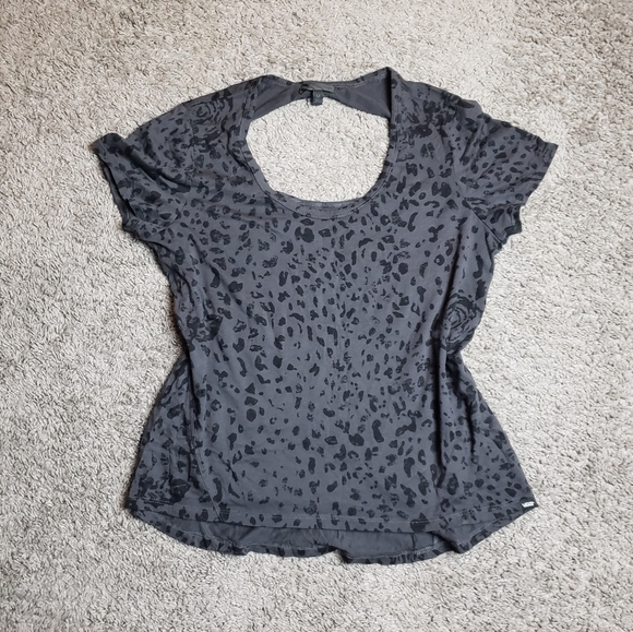 VANS St. Albans Tee Med. Animal Print Keyhole Back - Picture 3 of 6